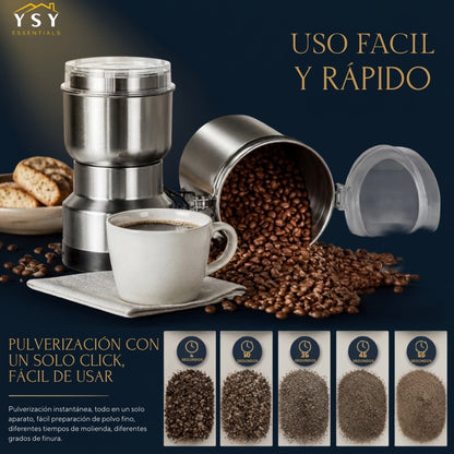 YSY Pulse Pro™ | Moledor eléctrico + especiero + REGALO - ¡Tus especias favoritas en segundos!
