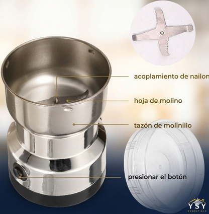 YSY Pulse Pro™ | Moledor eléctrico + especiero + REGALO - ¡Tus especias favoritas en segundos!